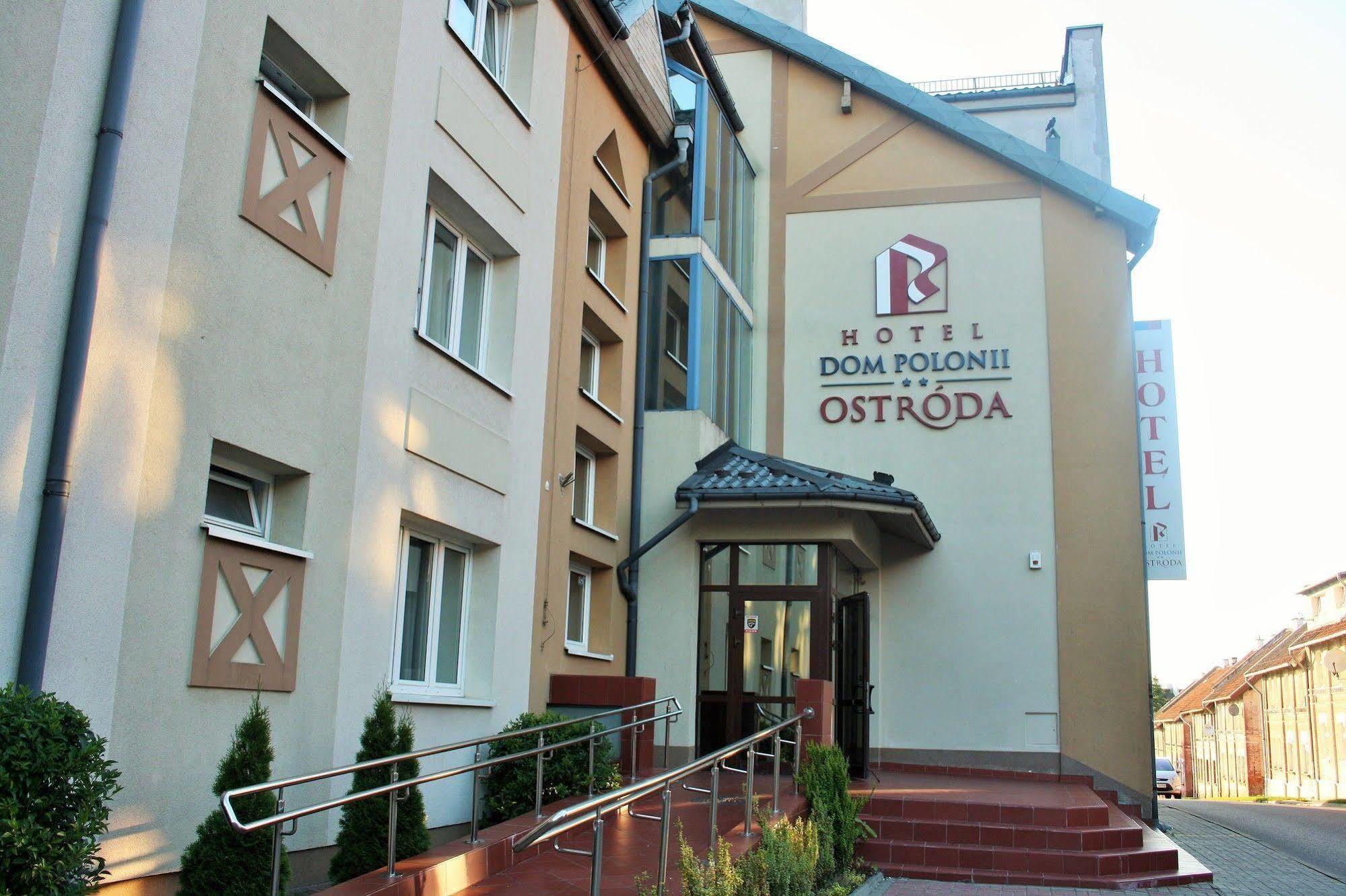 Hotel Dom Polonii Острода Екстериор снимка